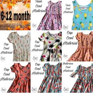 DotdotSmile dresses! Size 6-12 months!